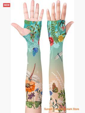 Gardening Sleeves for Women Sun Protection Thorn Proof Cooling Arm Sleeves
